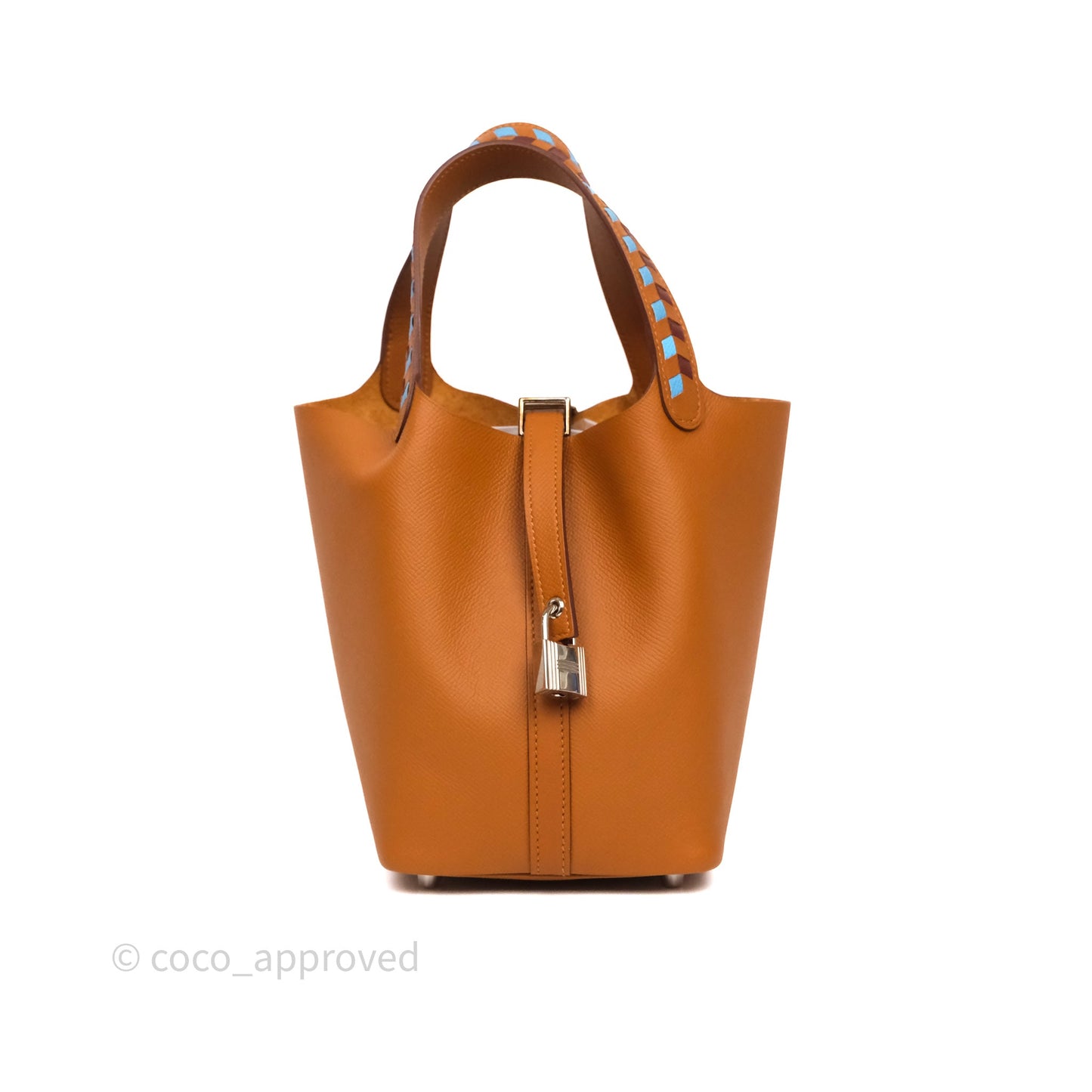 Hermès Picotin 18 Tressage Gold Epsom Palladium Hardware