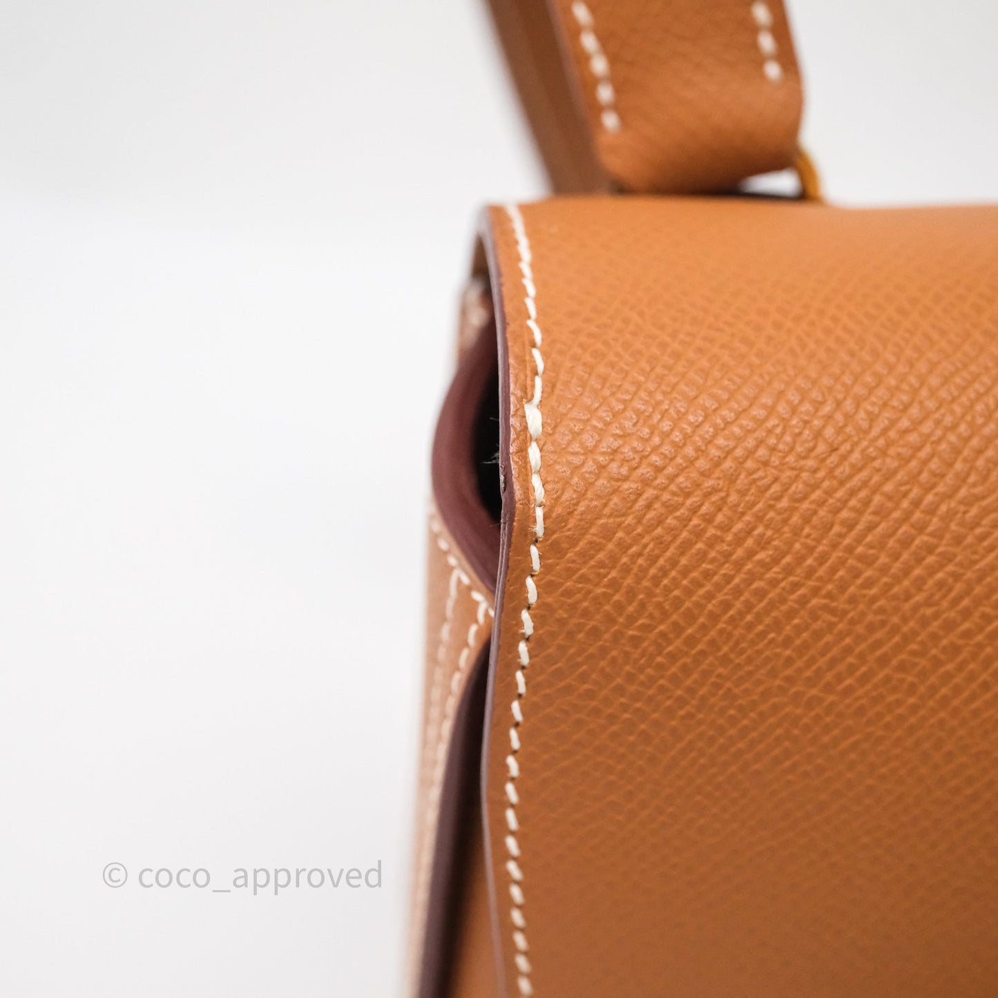 Hermès Della Cavalleria Mini Bag Gold 37 Epsom Gold Hardware