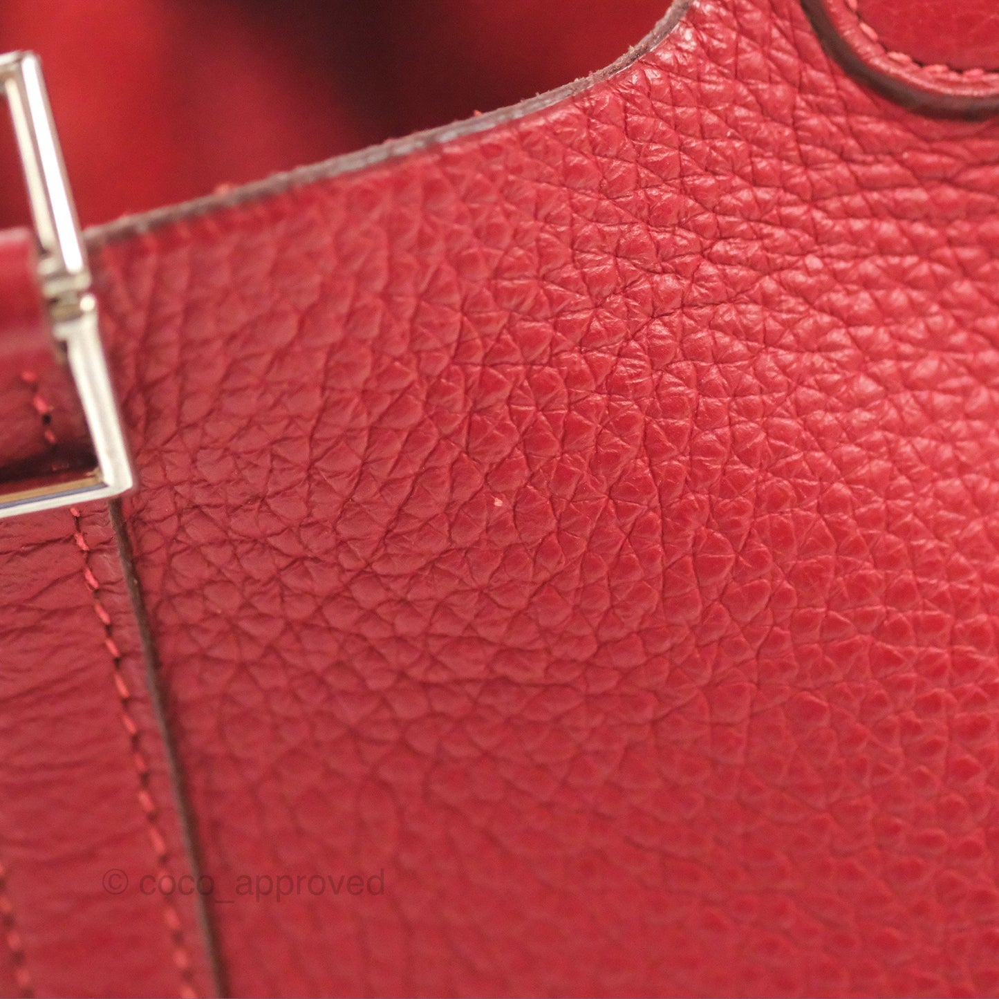 Hermès Picotin 18 Rouge Clemence Palladium Hardware