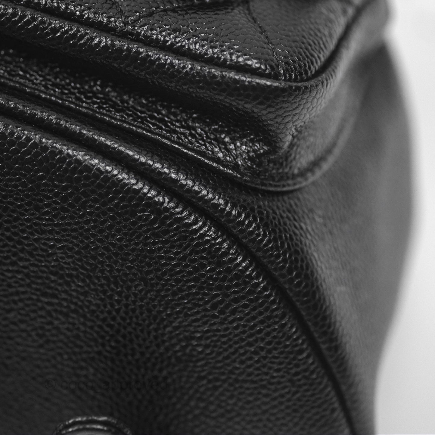 Chanel Duma Backpack Small Black Caviar Gold Hardware