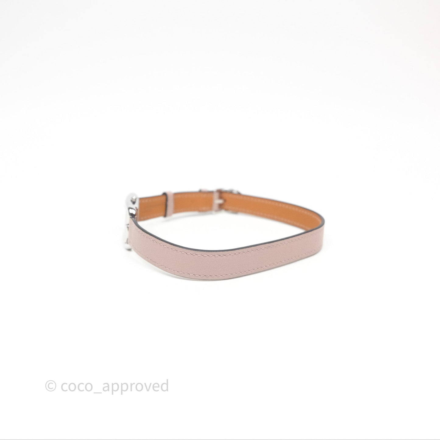 Hermès Cape Cod Steel Watch Glycine 4W Calfskin Strap