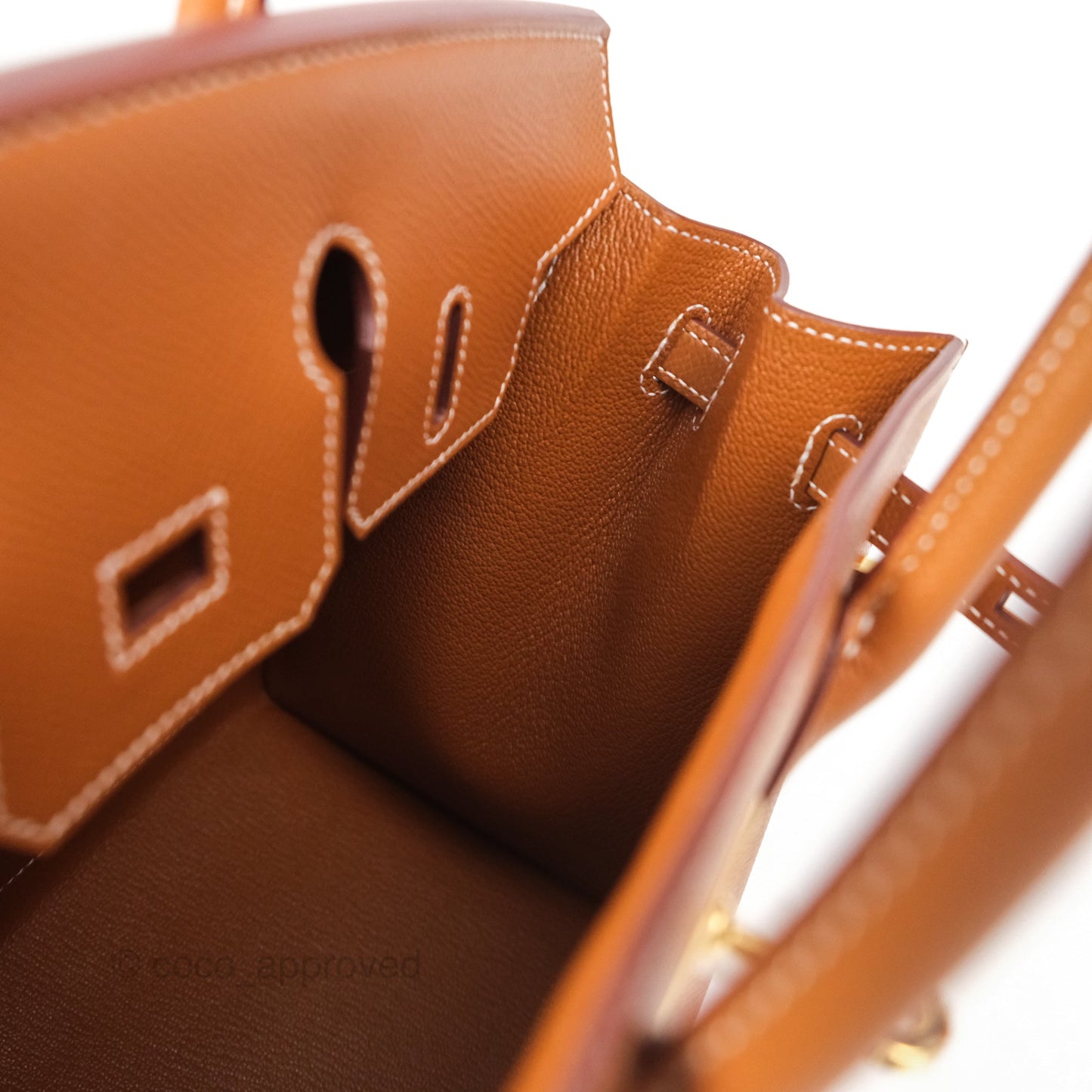 Hermes Birkin 25 Sellier Gold 37 Epsom Gold Hardware