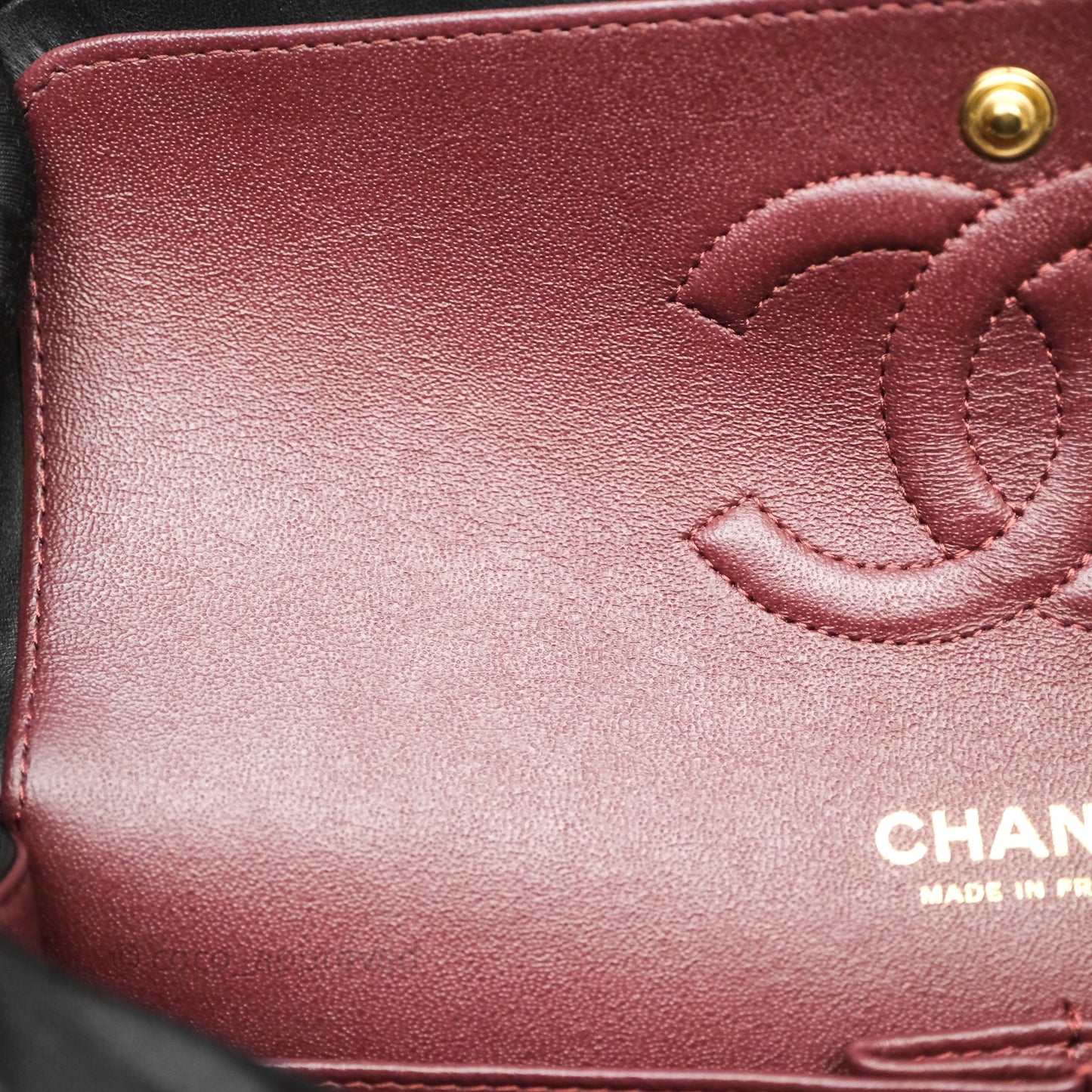 Chanel Classic M/L Medium Flap Quilted Black Lambskin Gold Hardware