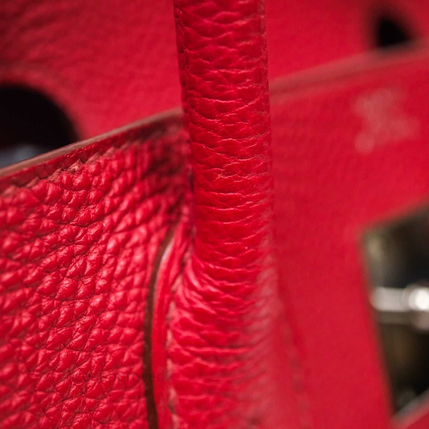 Hermès Birkin 30 Rouge Togo Palladium Hardware