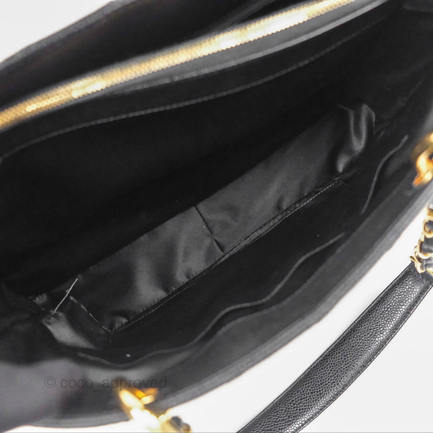 Chanel GST Black Caviar Gold Hardware