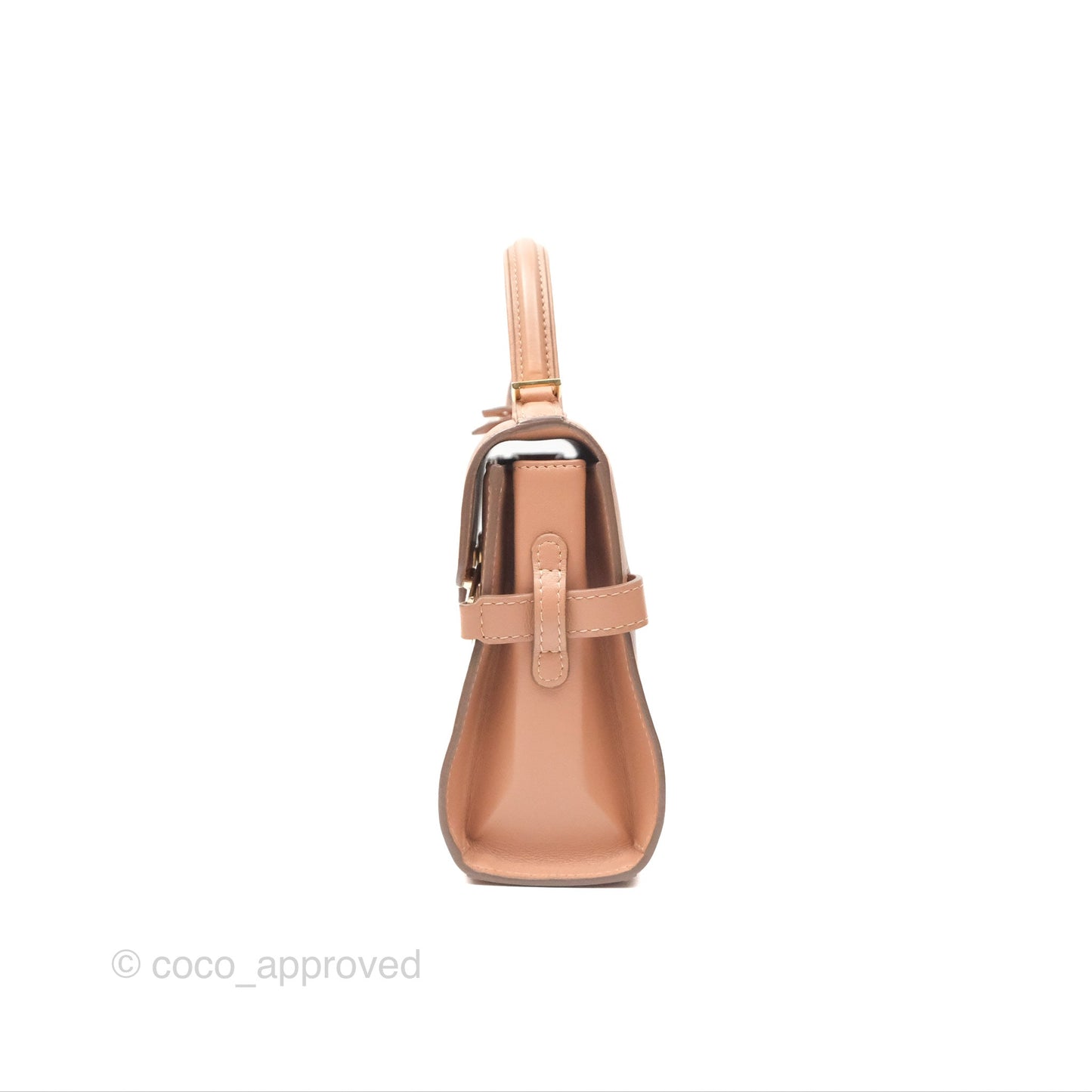 Delvaux Tempête Mini Beige Supple Calfskin Gold Hardware