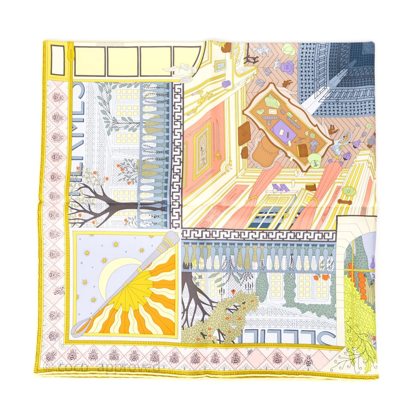Hermès Objets de Curiosite Silk Scarf 90