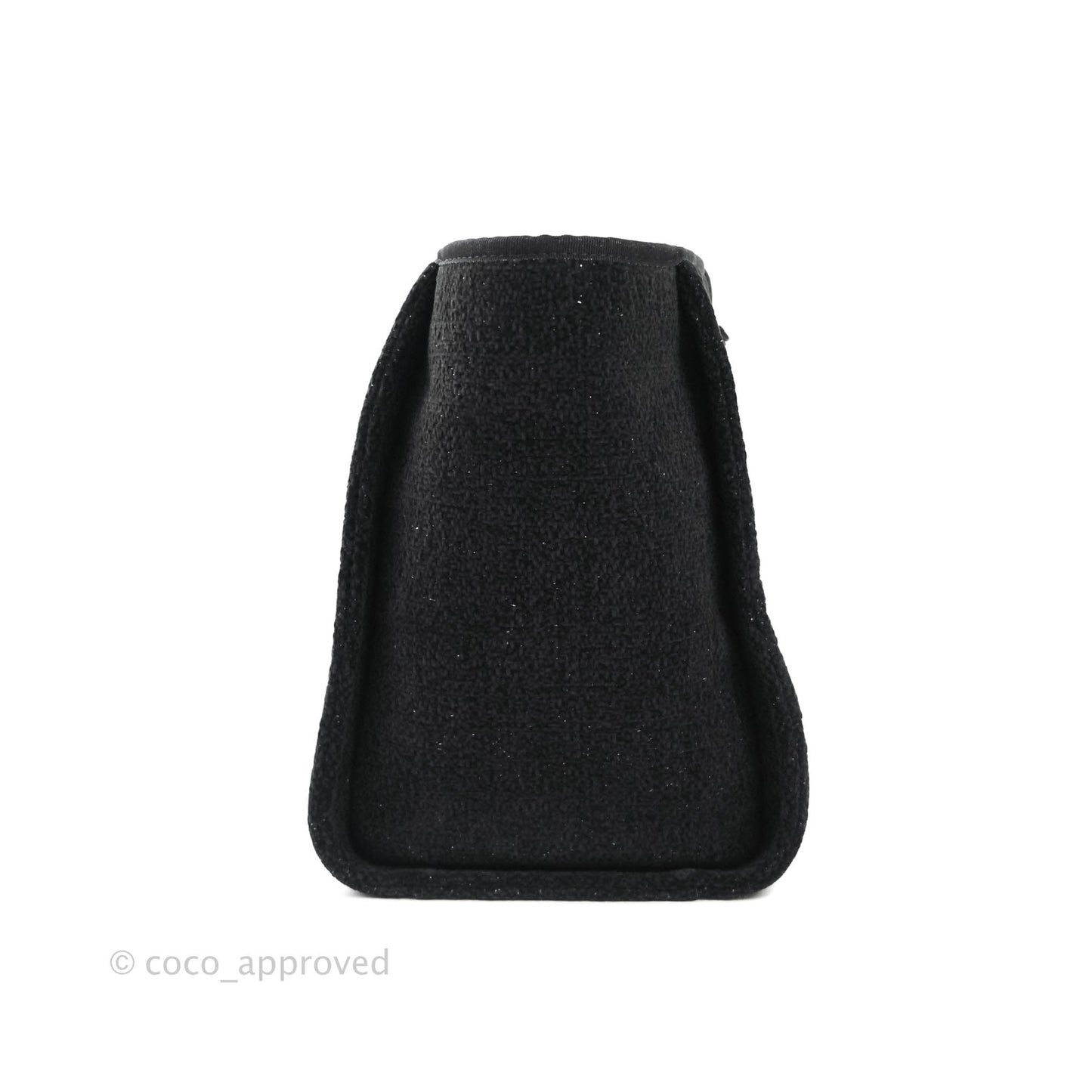 Chanel Large Deauville Black Glitter Lurex