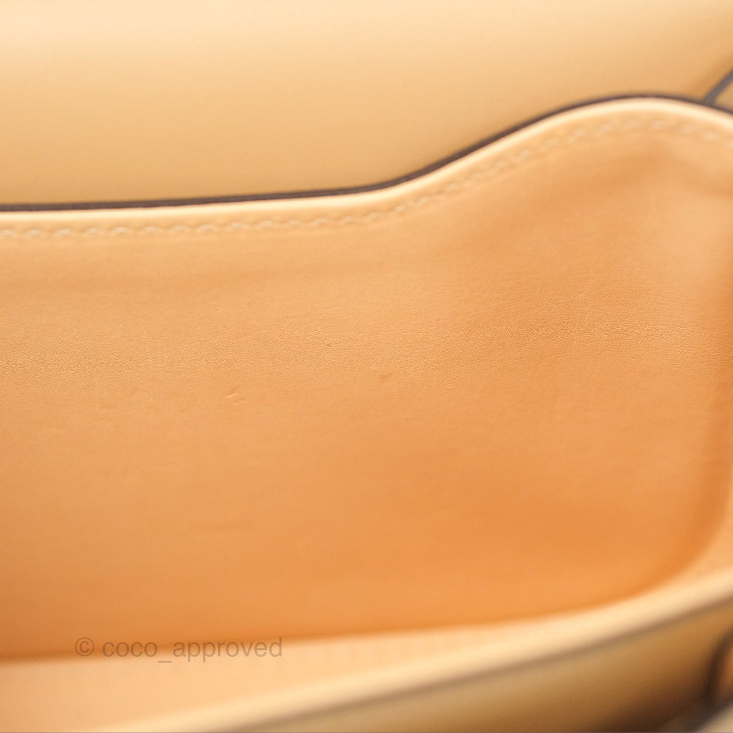 Delvaux Lingot Bag Latte Olen Calfskin