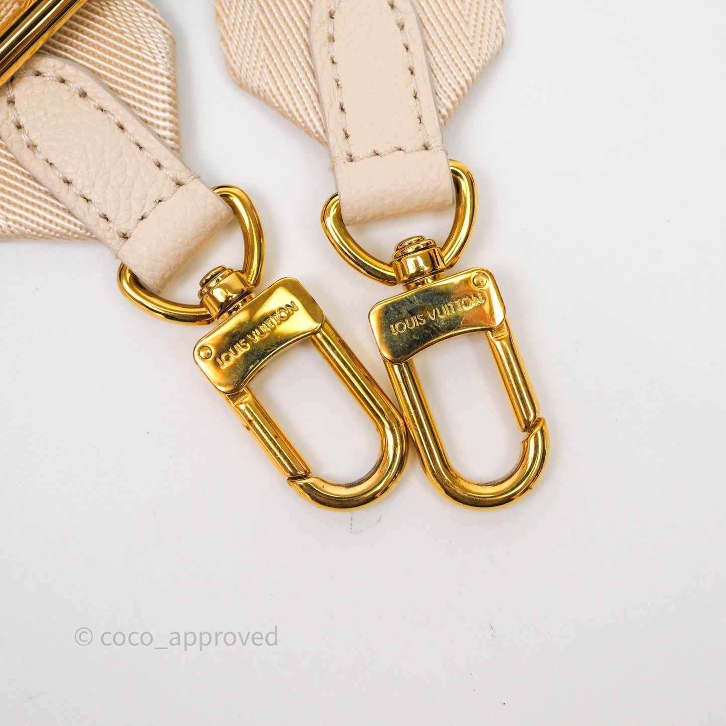 Louis Vuitton Papillon BB Empreinte Monogram Cream