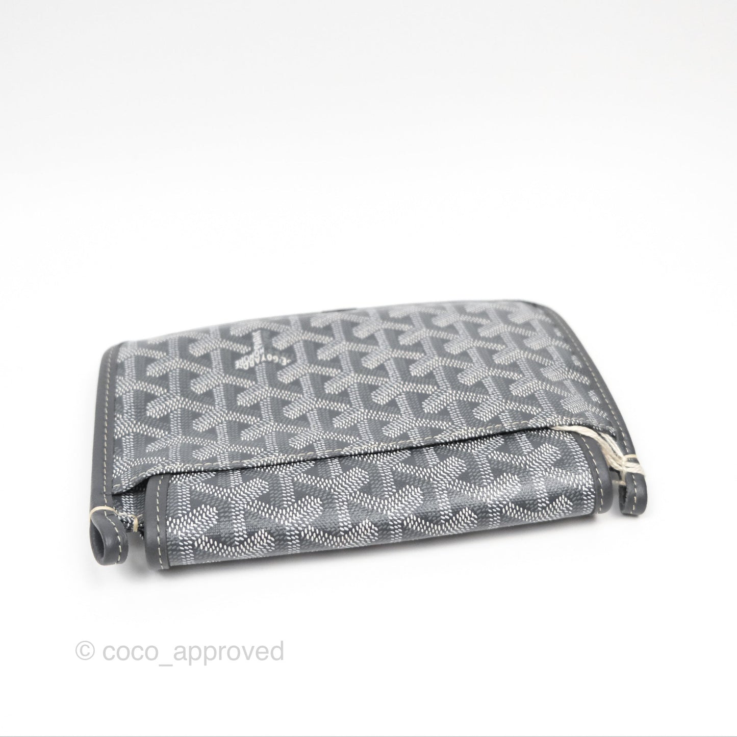 Goyard Plumet Pocket Wallet Grey Goyardine Canvas