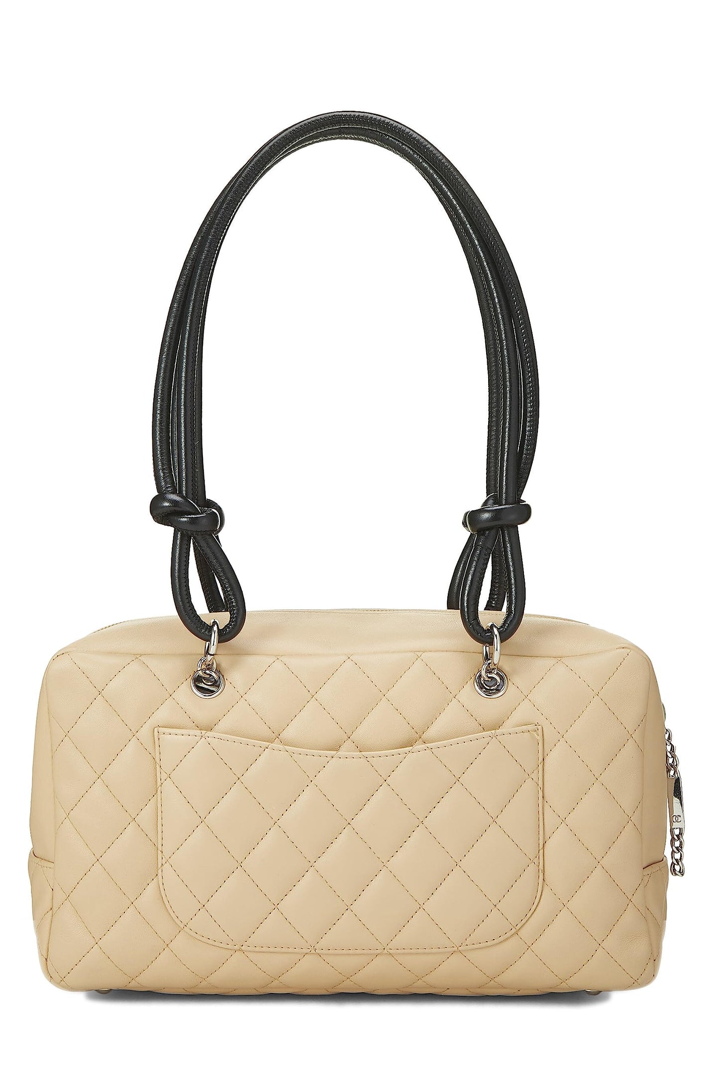 Chanel,  Beige Calfskin Cambon Ligne Bowler, Beige