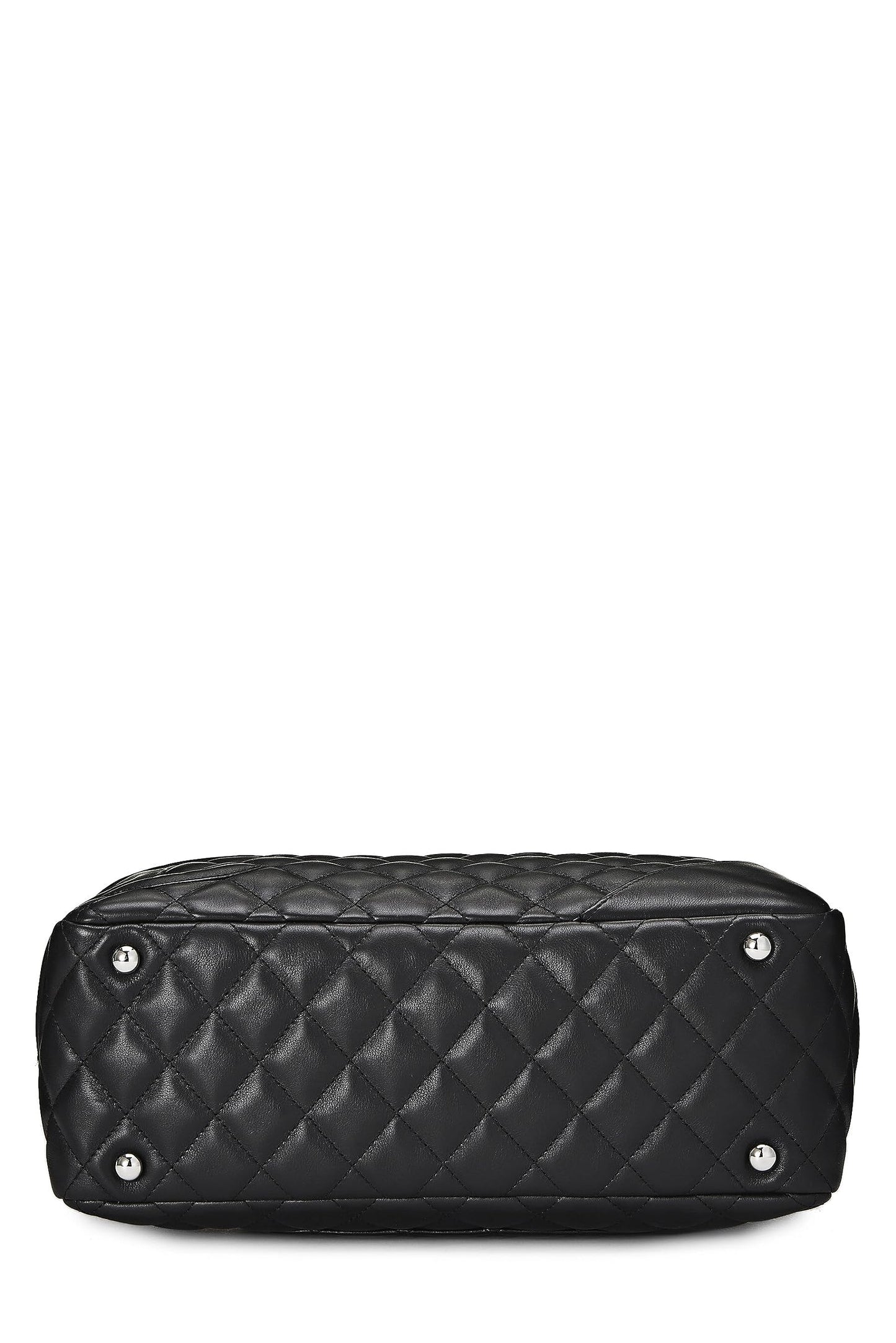 Chanel,  Black Calfskin Cambon Ligne Bowler, Black