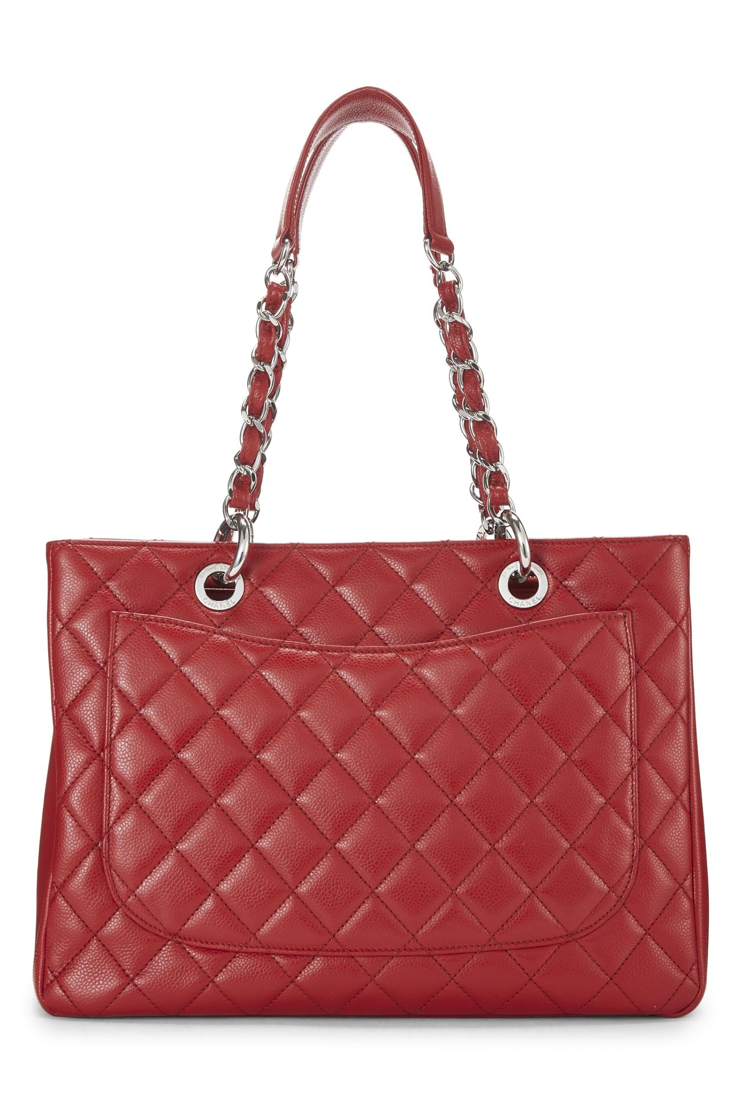 Chanel,  Red Caviar Grand Shopping Tote (GST), Red