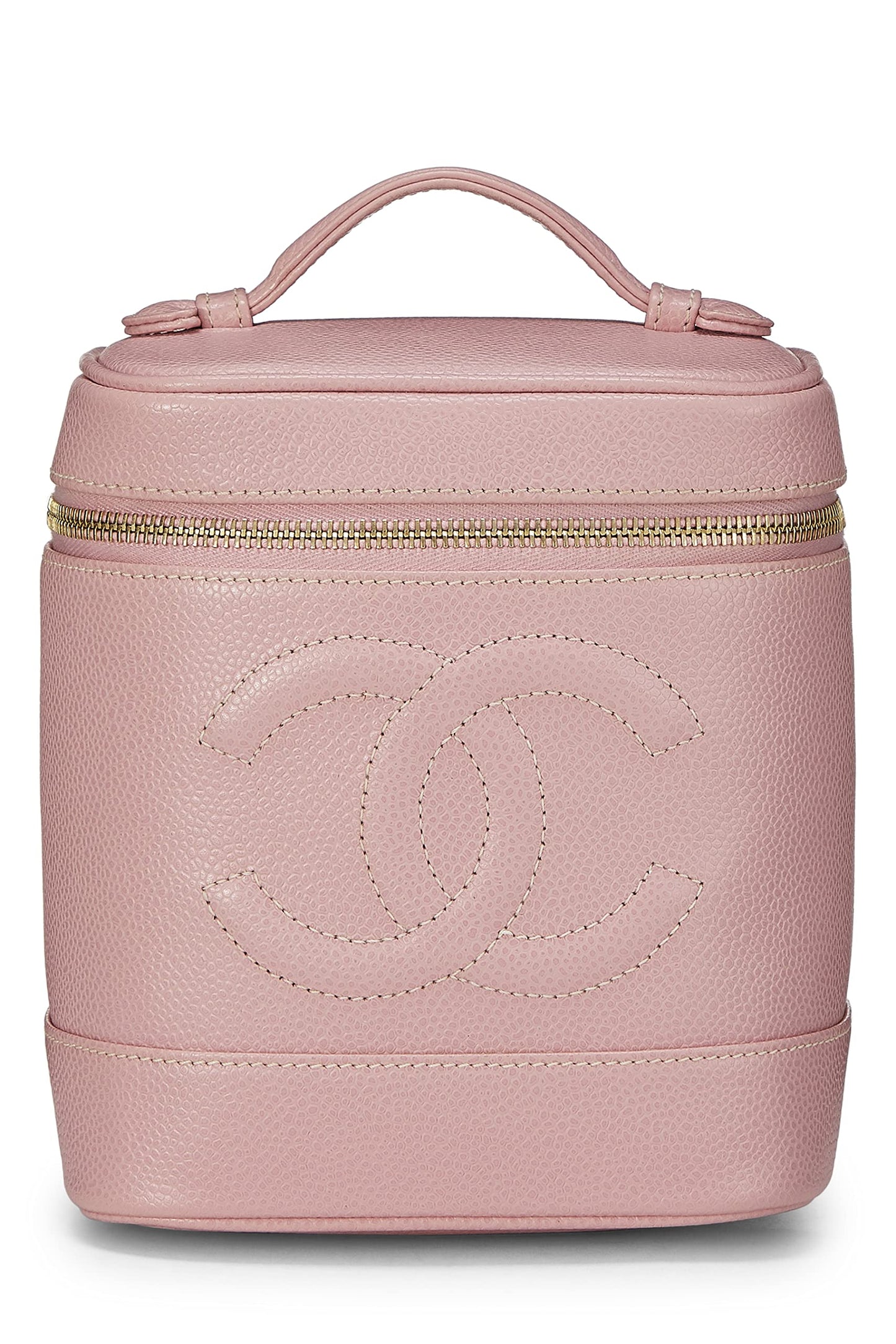 CHANEL,  Caviar Timeless Vanity, Pink
