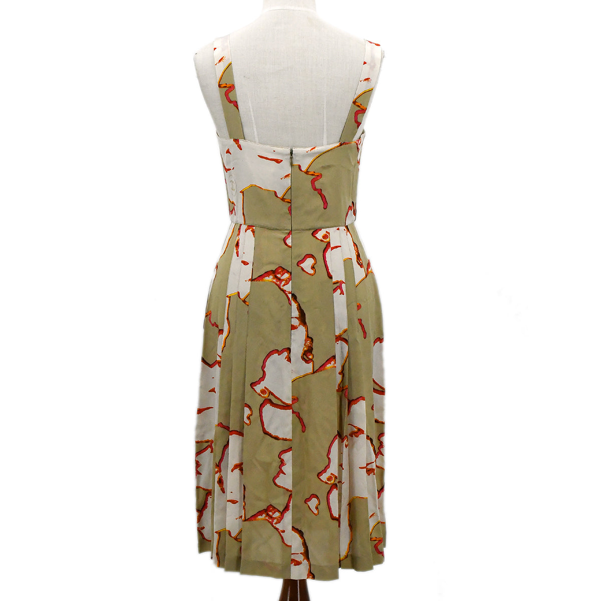Luxury Chanel 2000 High Summer abstract-print silk dress #38