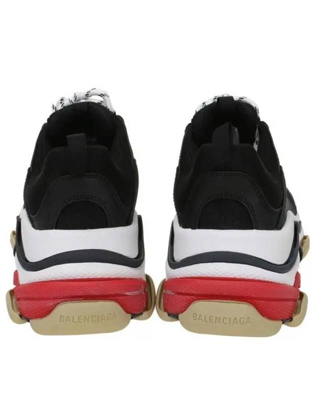 Luxury Balenciaga Triple S Low Top Sneakers Black
