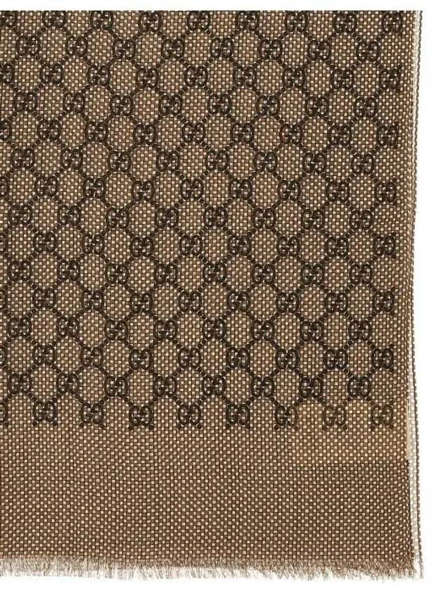 Luxury Gucci Trending 2025 GG Signature Scarf Brown