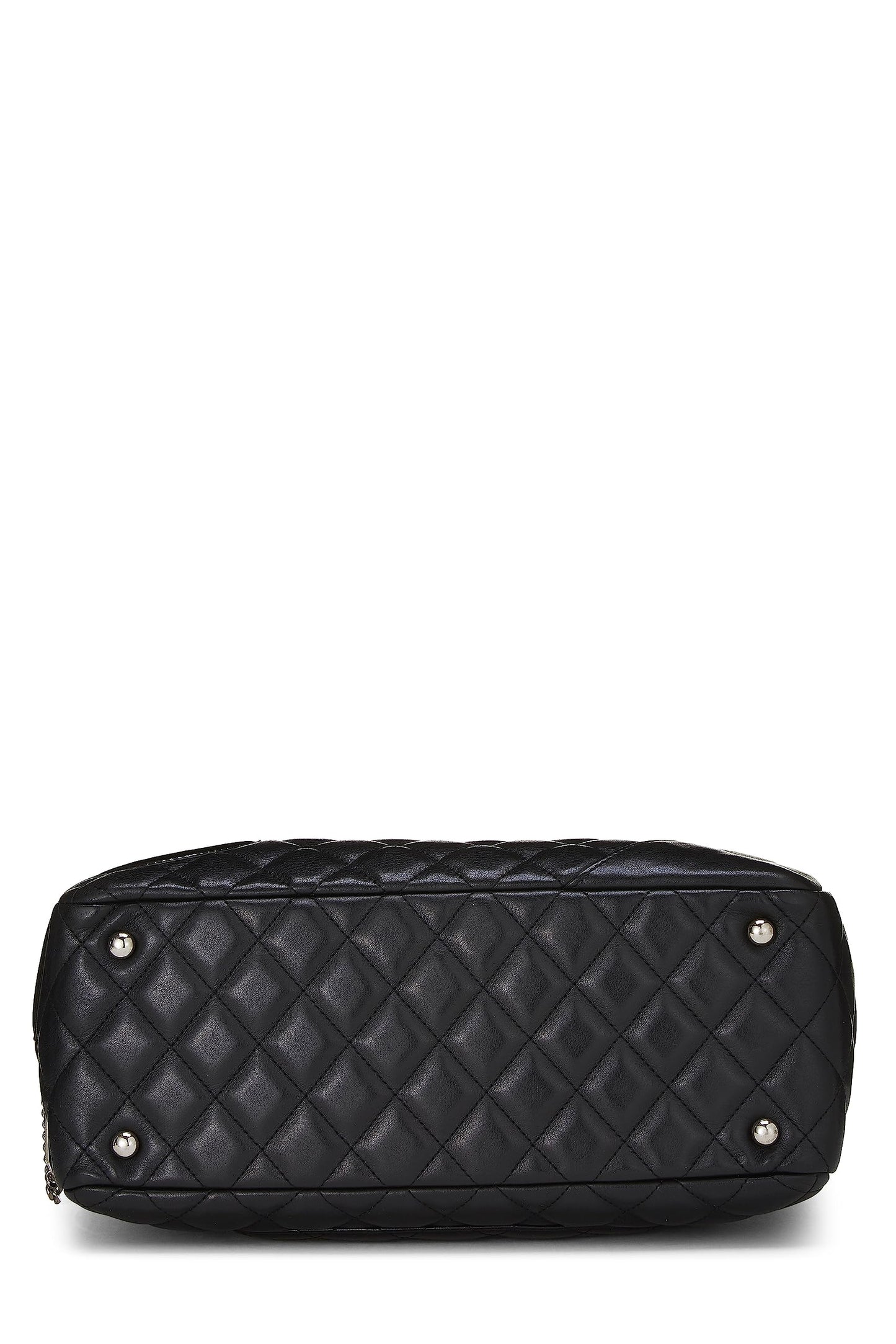 Chanel,  Black Calfskin Cambon Ligne Bowler, Black
