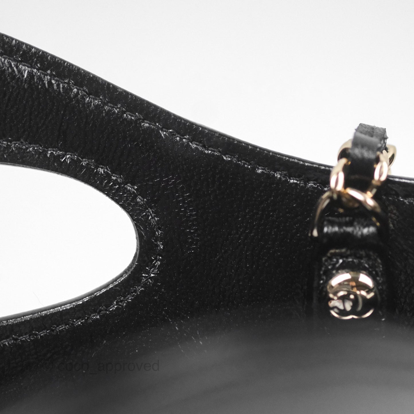 Chanel Nano 31 Black Shiny Lambskin Gold Hardware