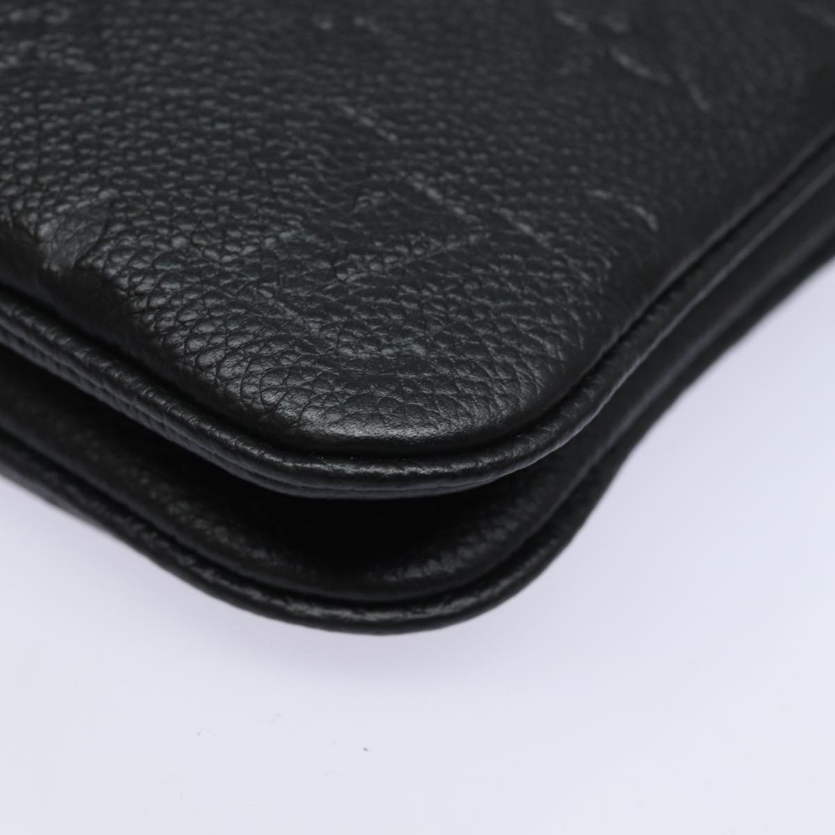 LOUIS VUITTON Monogram Empreinte Pochette Double Zip Bag M68568 LV 82076S