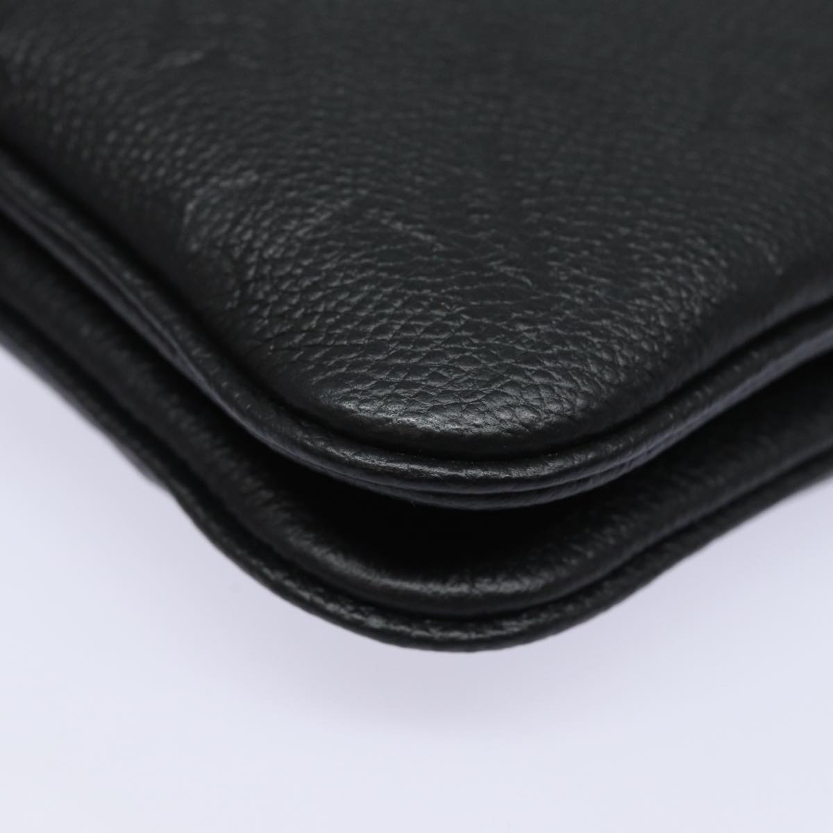 LOUIS VUITTON Monogram Empreinte Pochette Double Zip Bag M68568 LV 82076S