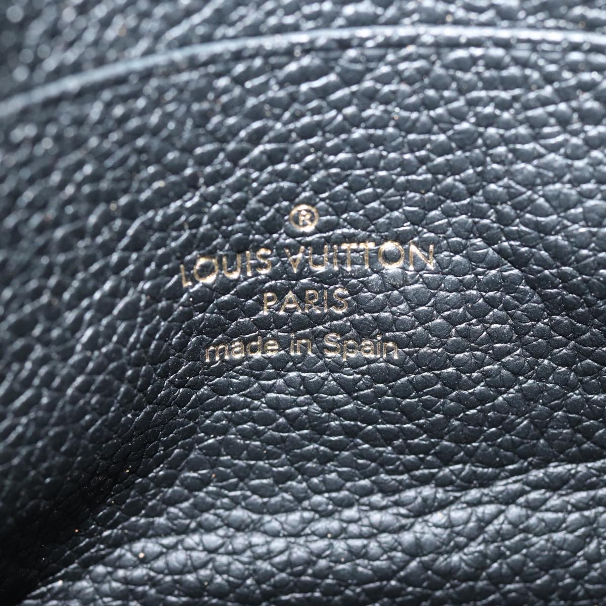 LOUIS VUITTON Monogram Empreinte Pochette Double Zip Bag M68568 LV 82076S