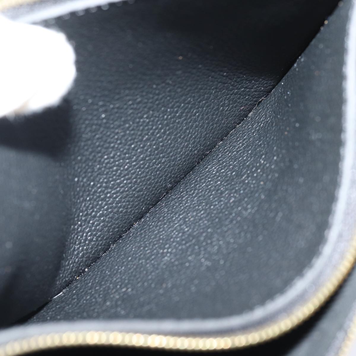 LOUIS VUITTON Monogram Empreinte Pochette Double Zip Bag M68568 LV 82076S