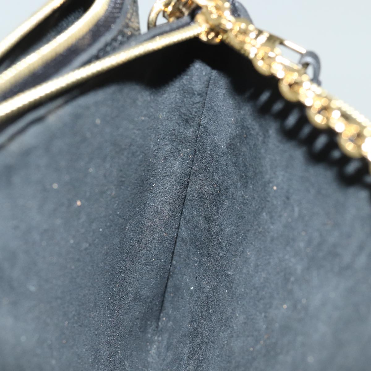 LOUIS VUITTON Monogram Empreinte Pochette Double Zip Bag M68568 LV 82076S