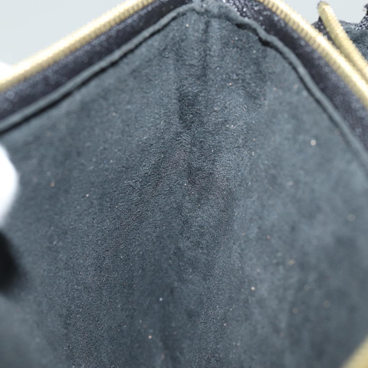 LOUIS VUITTON Monogram Empreinte Pochette Double Zip Bag M68568 LV 82076S