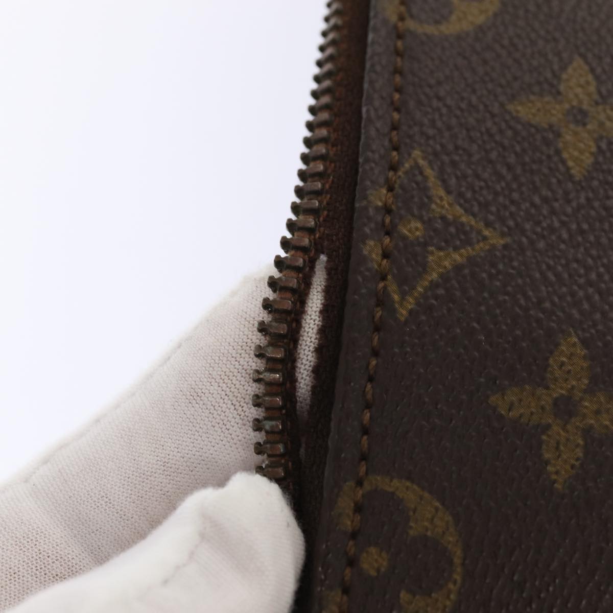 LOUIS VUITTON Monogram Poche Document Briefcase M53400 LV 82087