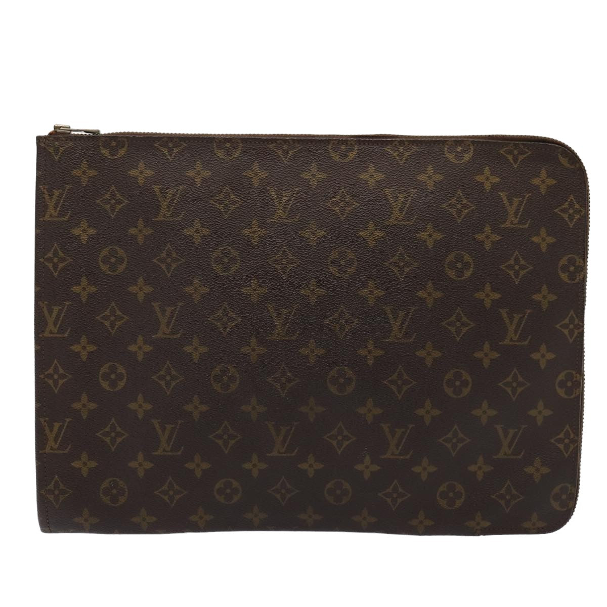 LOUIS VUITTON Monogram Poche Document Briefcase M53400 LV 82087