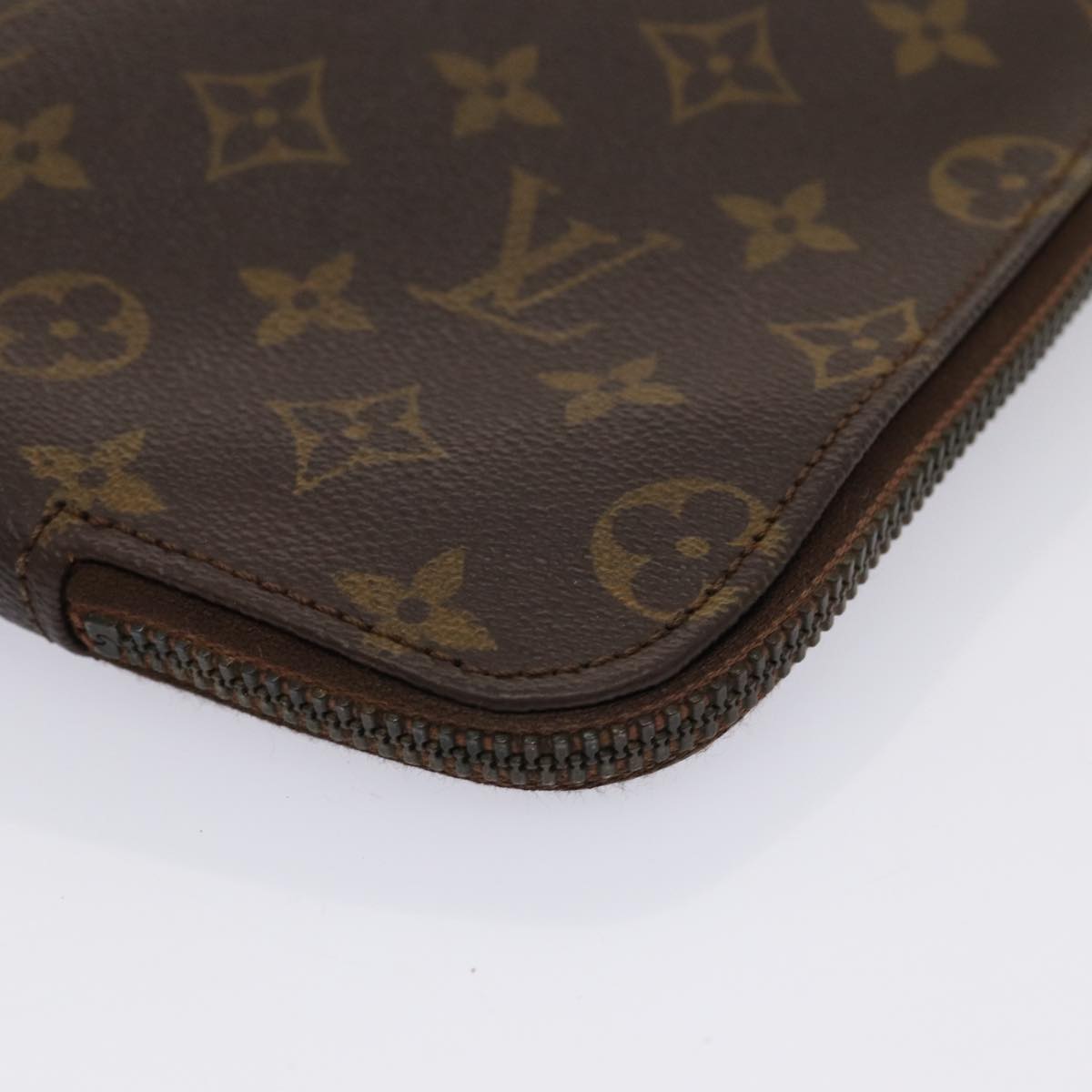 LOUIS VUITTON Monogram Poche Document Briefcase M53400 LV 82087