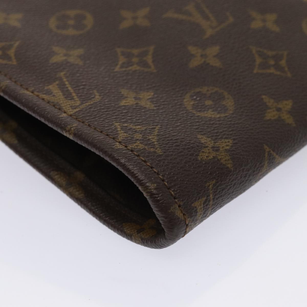 LOUIS VUITTON Monogram Poche Document Briefcase M53400 LV 82087