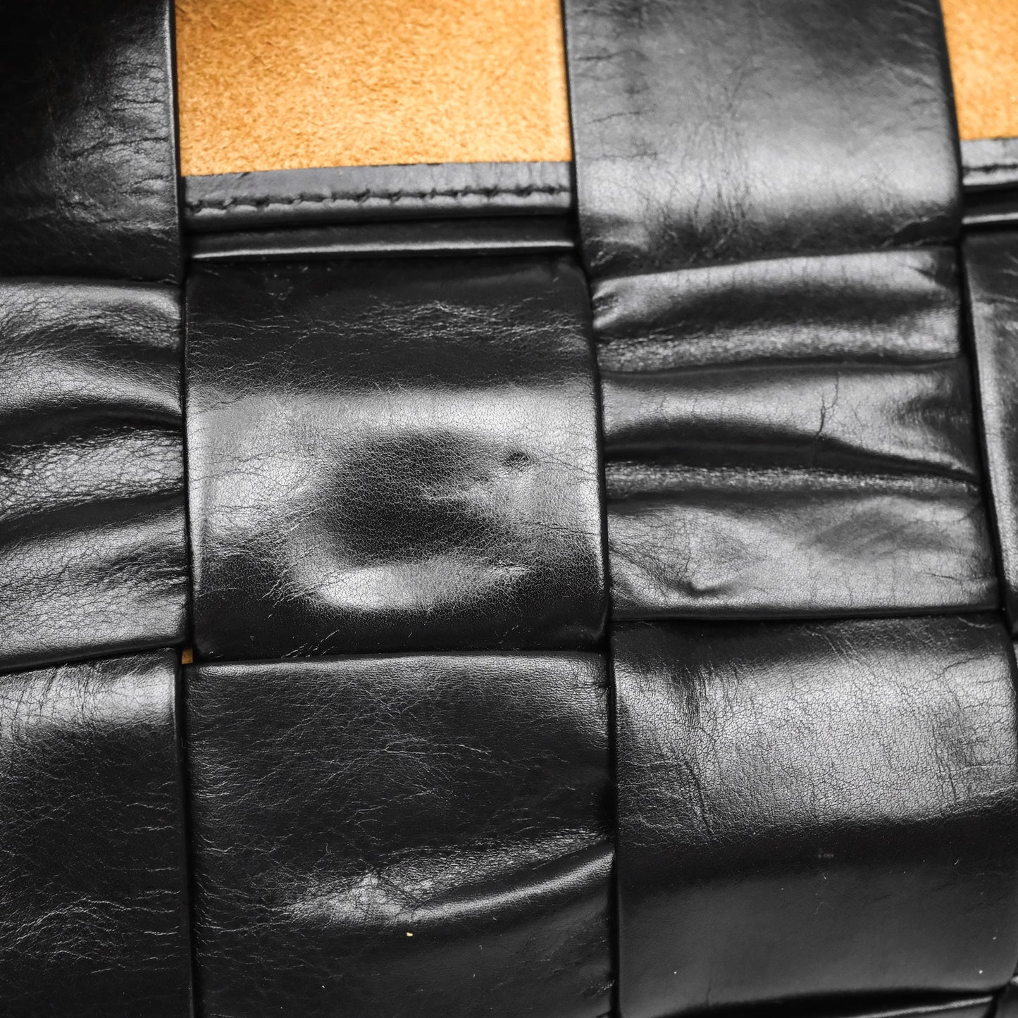Bottega Veneta Cassette Stretch Belt Bag Maxi Black Intrecciato Leather