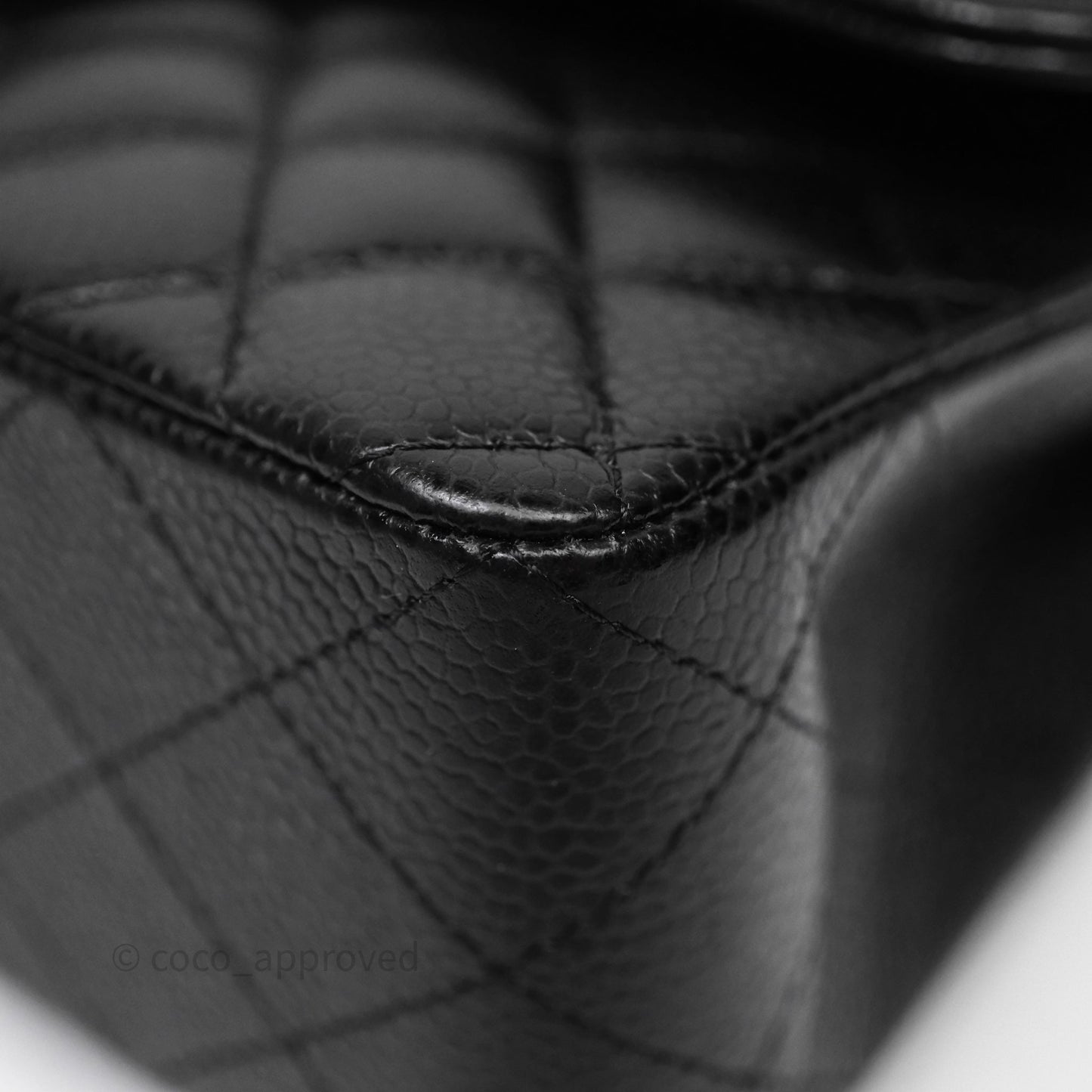 Chanel Small Classic Quilted Flap Black Caviar Gold Hardware