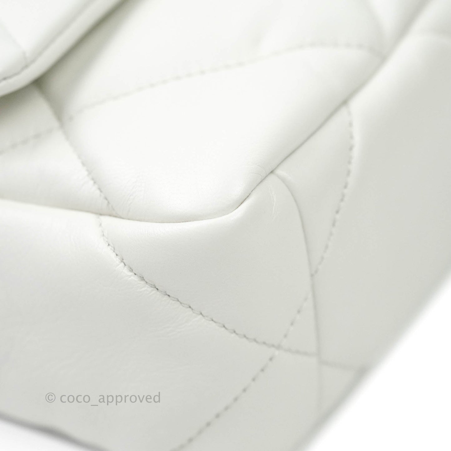 Chanel 19 Small White Mixed Hardware