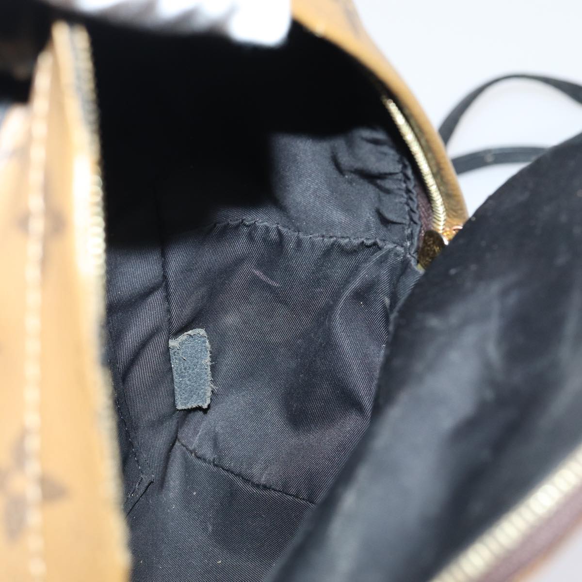LOUIS VUITTON Monogram Reverse Palm Springs MINI Backpack M44872 LV 82123
