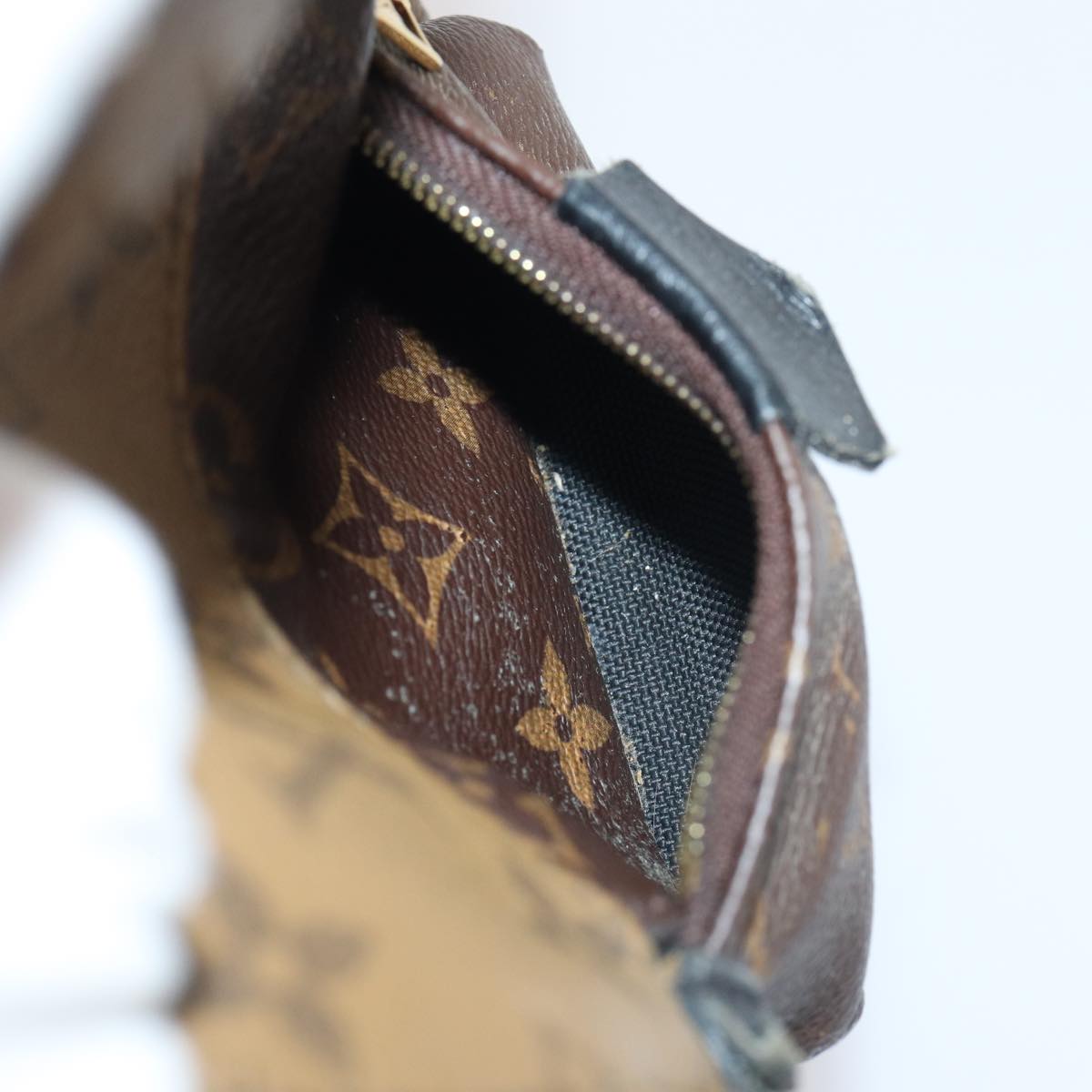 LOUIS VUITTON Monogram Reverse Palm Springs MINI Backpack M44872 LV 82123