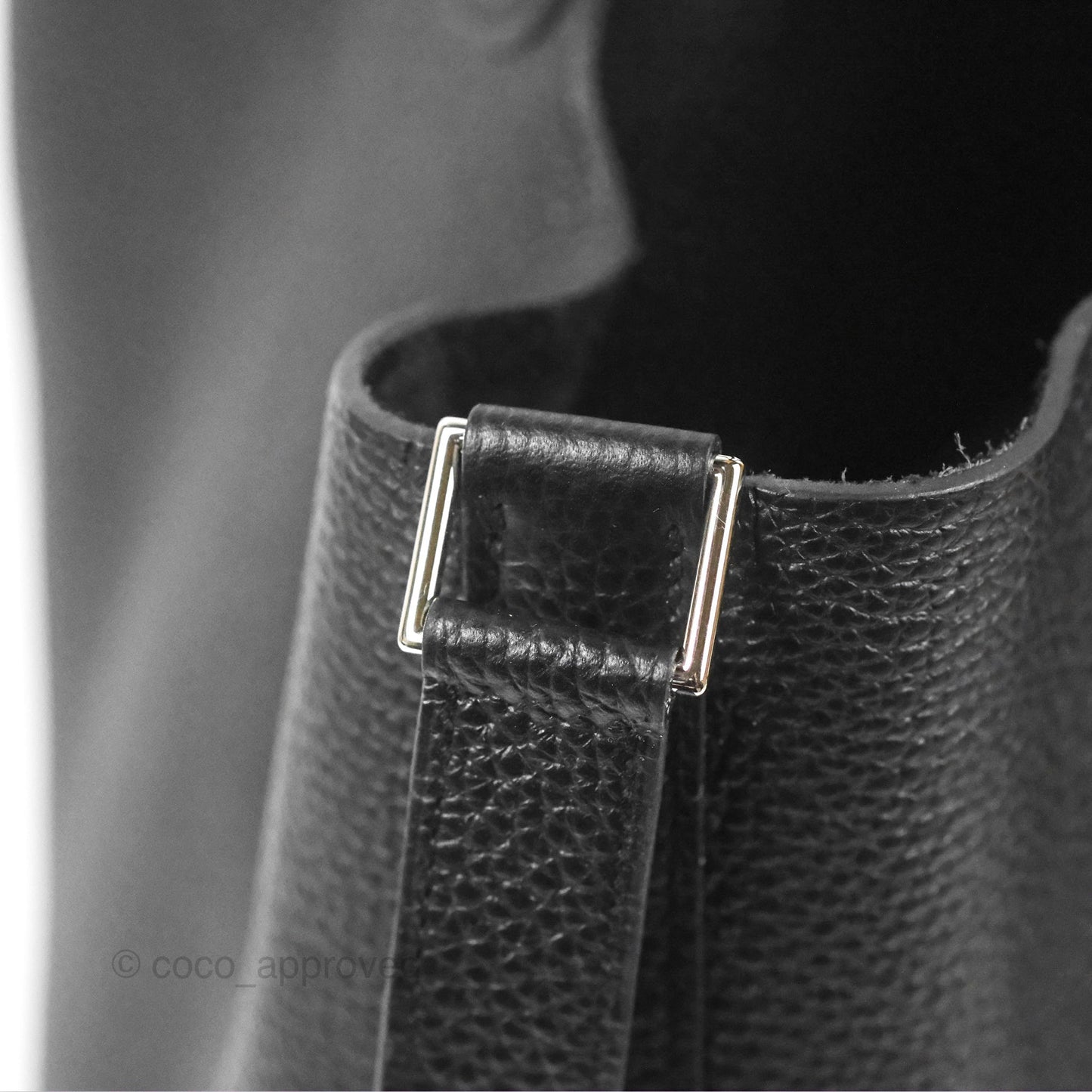 Hermès Picotin TGM 30 Black Clemence Palladium Hardware