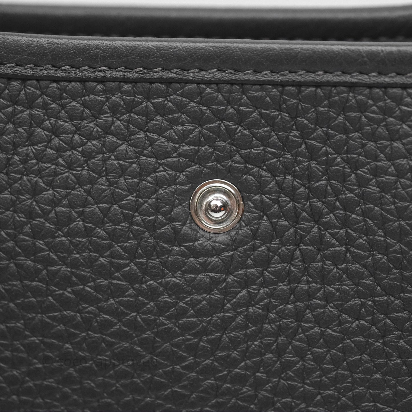 Hermès Mini Evelyne 16 Dark Bronze O0 Clemence Palladium Hardware