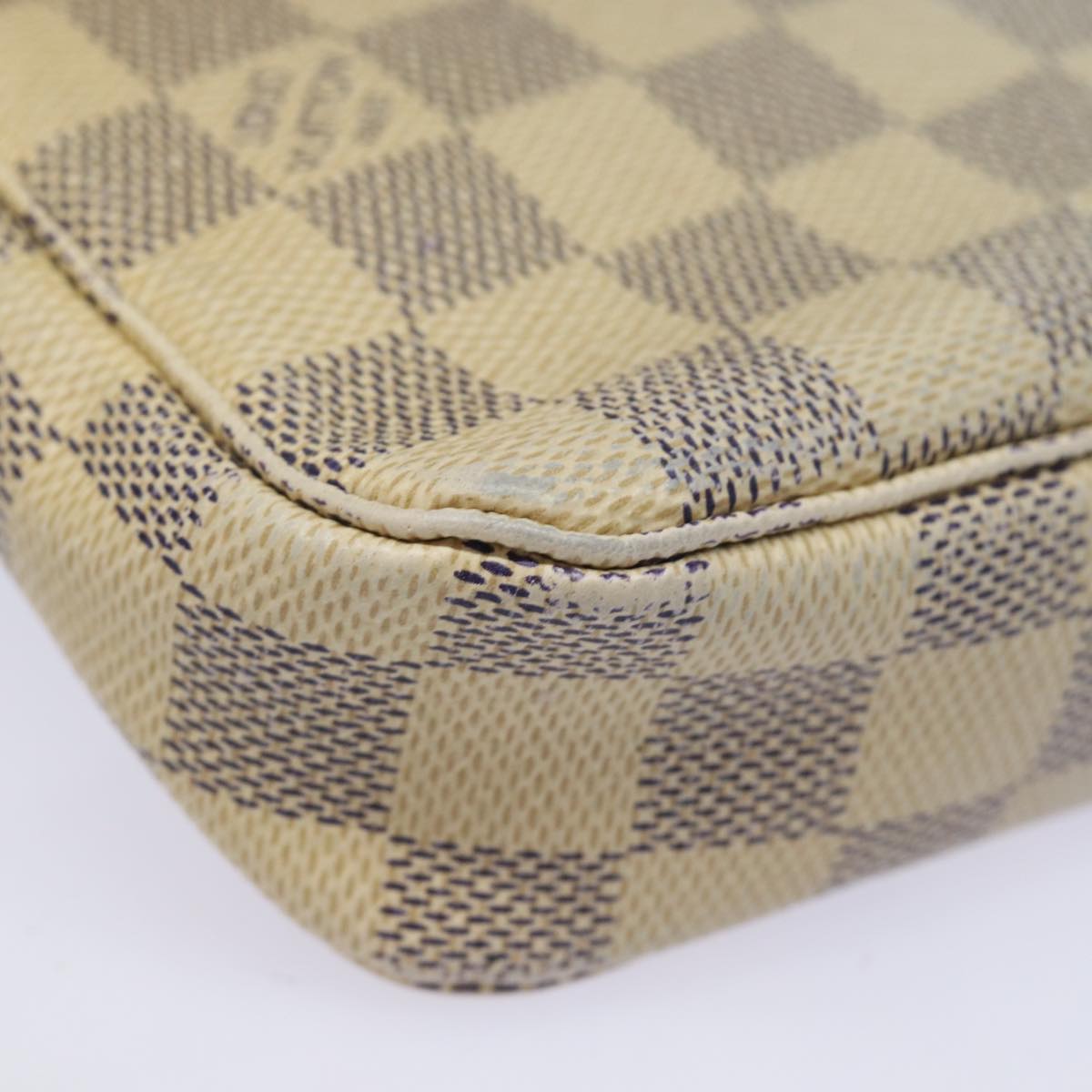 LOUIS VUITTON Damier Azur Pochette Accessoires Pouch N51986 LV 82139