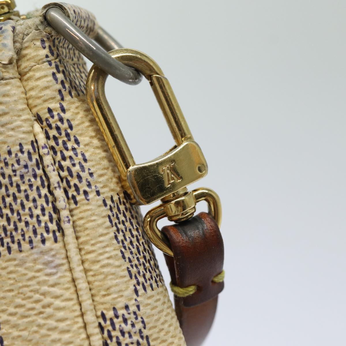 LOUIS VUITTON Damier Azur Pochette Accessoires Pouch N51986 LV 82139