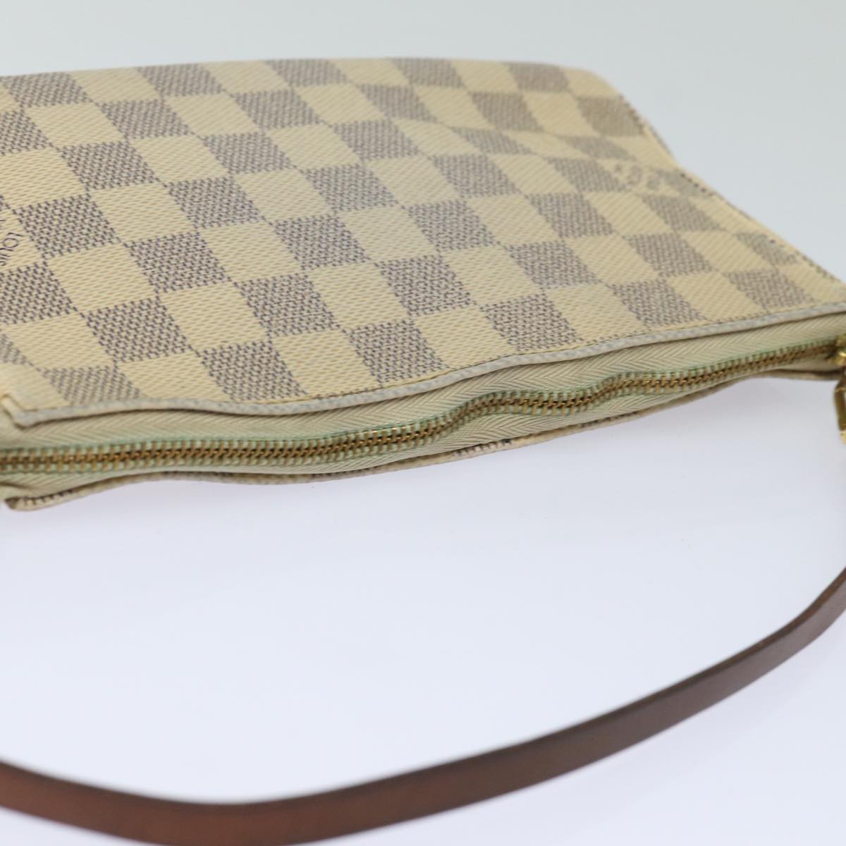 LOUIS VUITTON Damier Azur Pochette Accessoires Pouch N51986 LV 82139