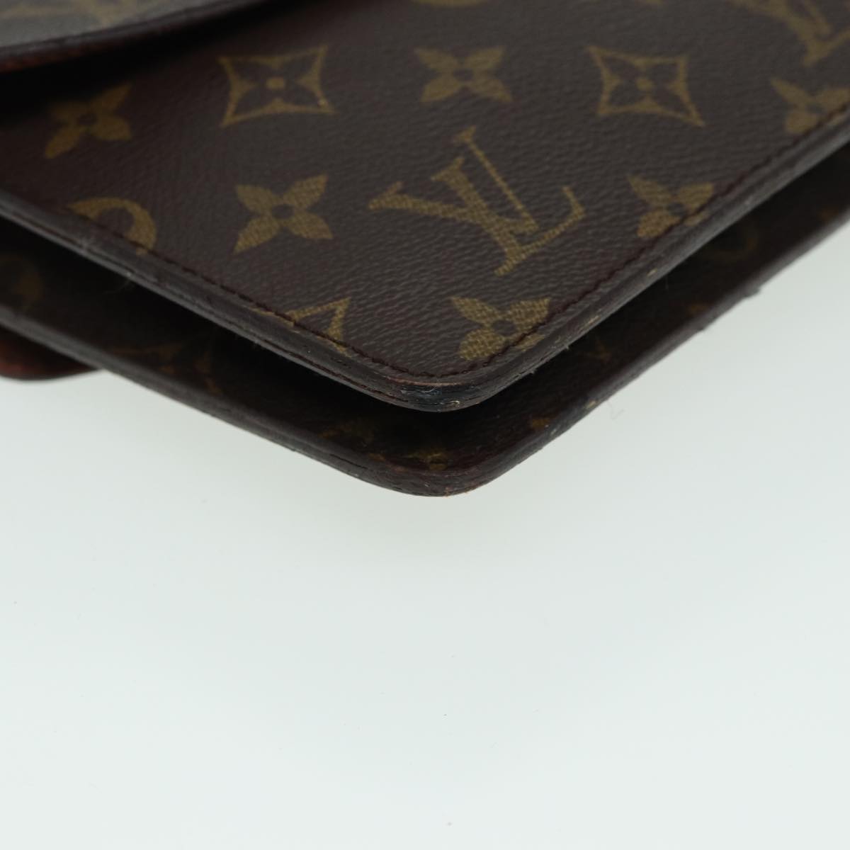 LOUIS VUITTON Monogram Double Rabat Shoulder Bag M51815 LV 82141