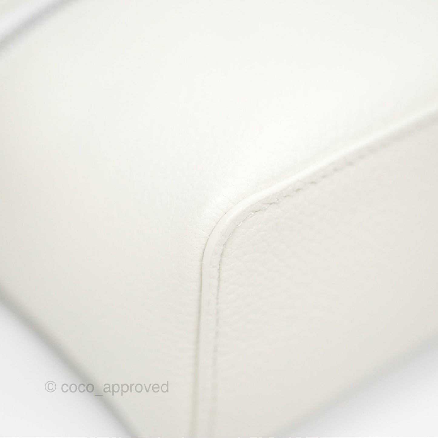 Loro Piana Extra Pocket L19 White Grained Calfskin