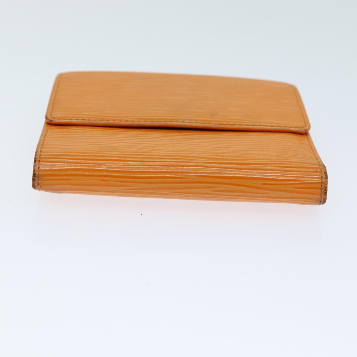 LOUIS VUITTON Epi Portefeuille Elise Wallet Orange Mandarin M6348H LV 82175