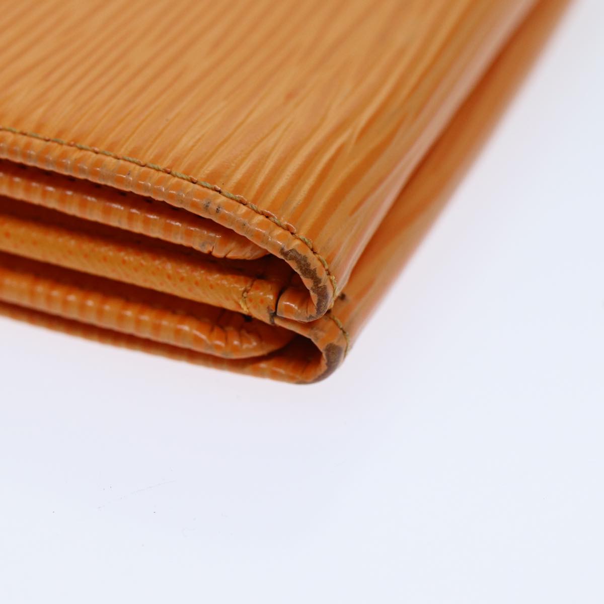 LOUIS VUITTON Epi Portefeuille Elise Wallet Orange Mandarin M6348H LV 82175