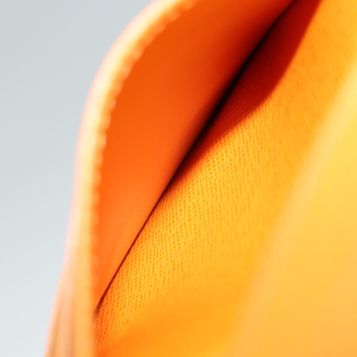 LOUIS VUITTON Epi Portefeuille Elise Wallet Orange Mandarin M6348H LV 82176