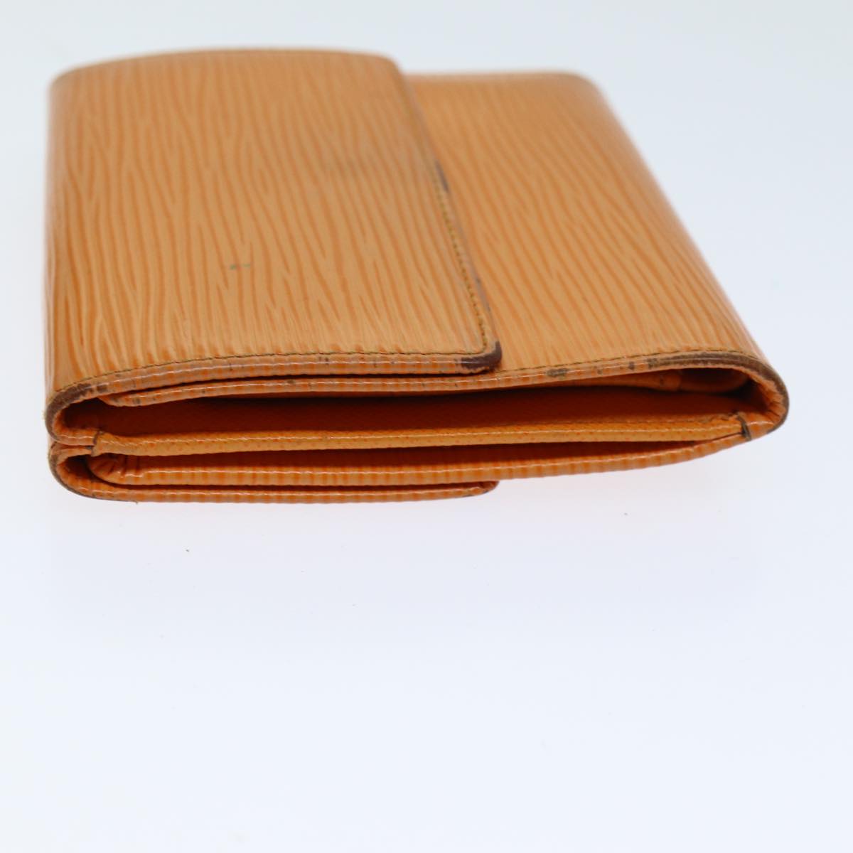 LOUIS VUITTON Epi Portefeuille Elise Wallet Orange Mandarin M6348H LV 82176